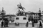 Памятник Скобелеву (скульптор Самонов П.А), на площади Скобелева (Тверская), Москва, 1910-е